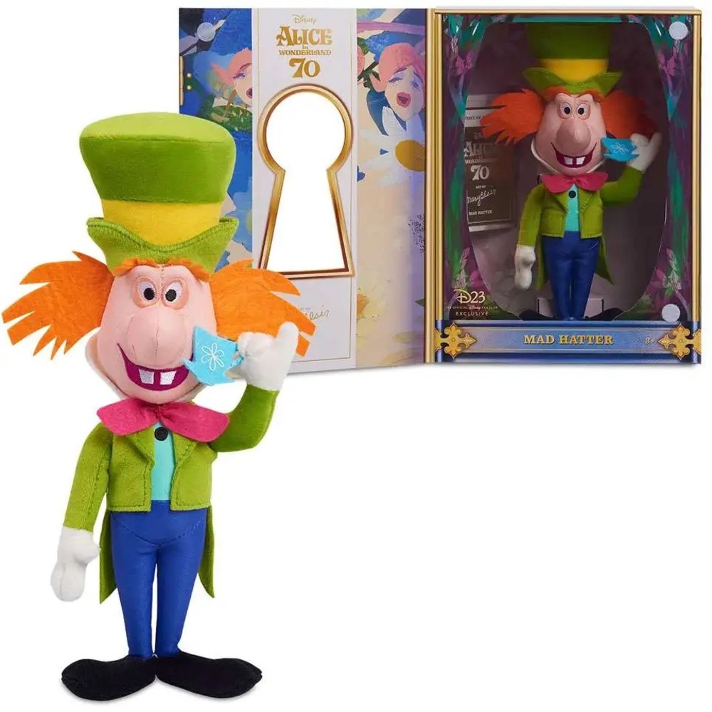 Disney Alice in Wonderland 70th Mad Hatter Exclusive 12” Plush [by Mary Blair]